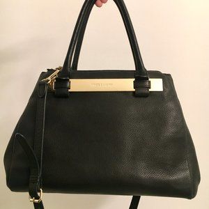 Vince Camuto Black Leather Handbag - Crossbody